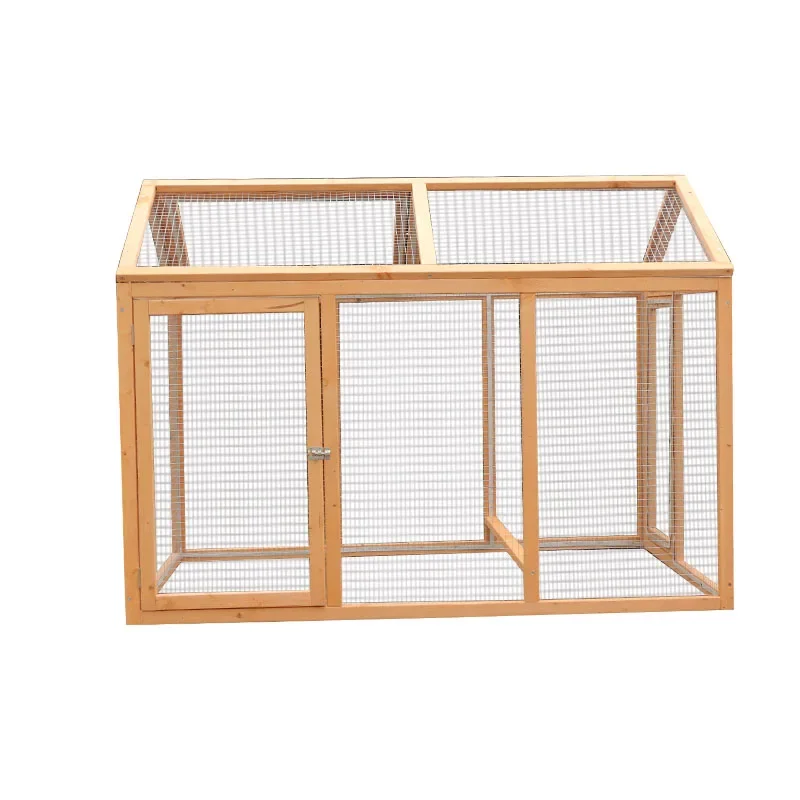 Wooden Chicken Coop Chicken House Fence for Household Wood Display Parrot Cage Duck Coop