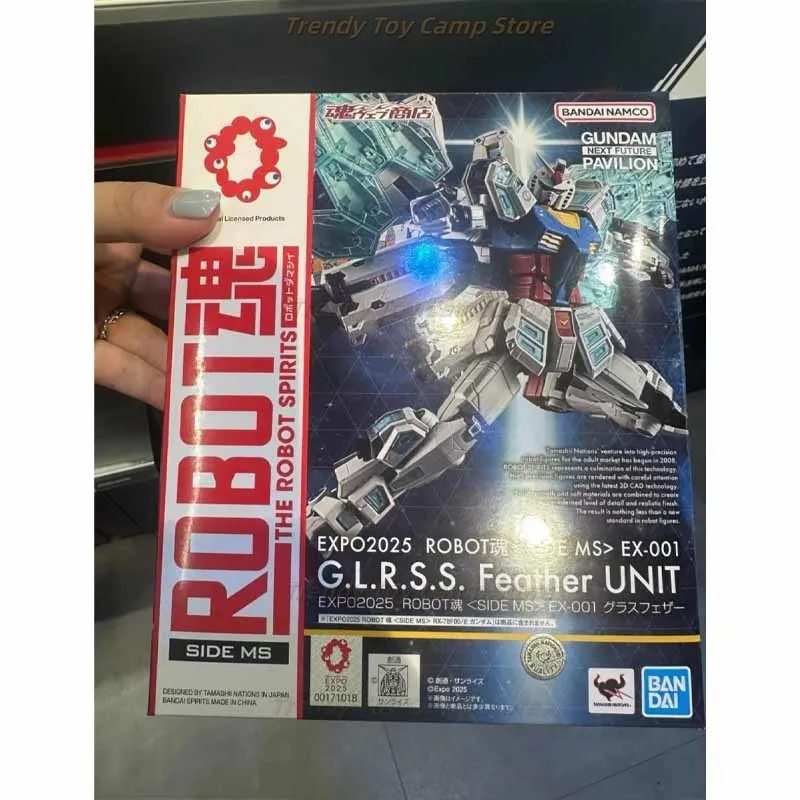 【Disponibile】 KIT MODELLO originale Bandai ROBOT SOUL RX-78F00/E Action Figure Modello Giocattoli Regali per ragazzi da collezione