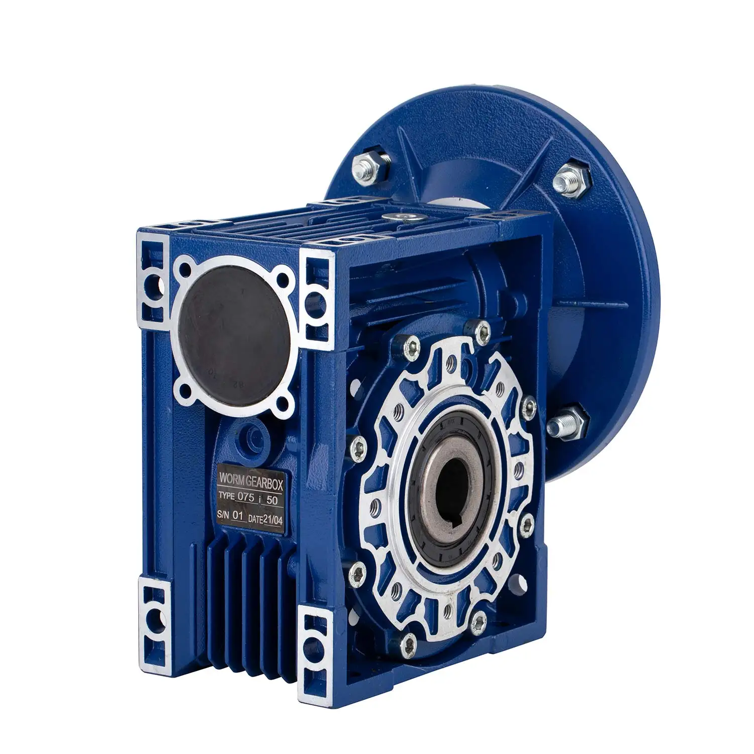 Small Nmrv Worm Gearbox 1: 20 Ratio Worm Shaft Reducer Transmission Gearbox RV Series Worm Gear Reduction Gearbox