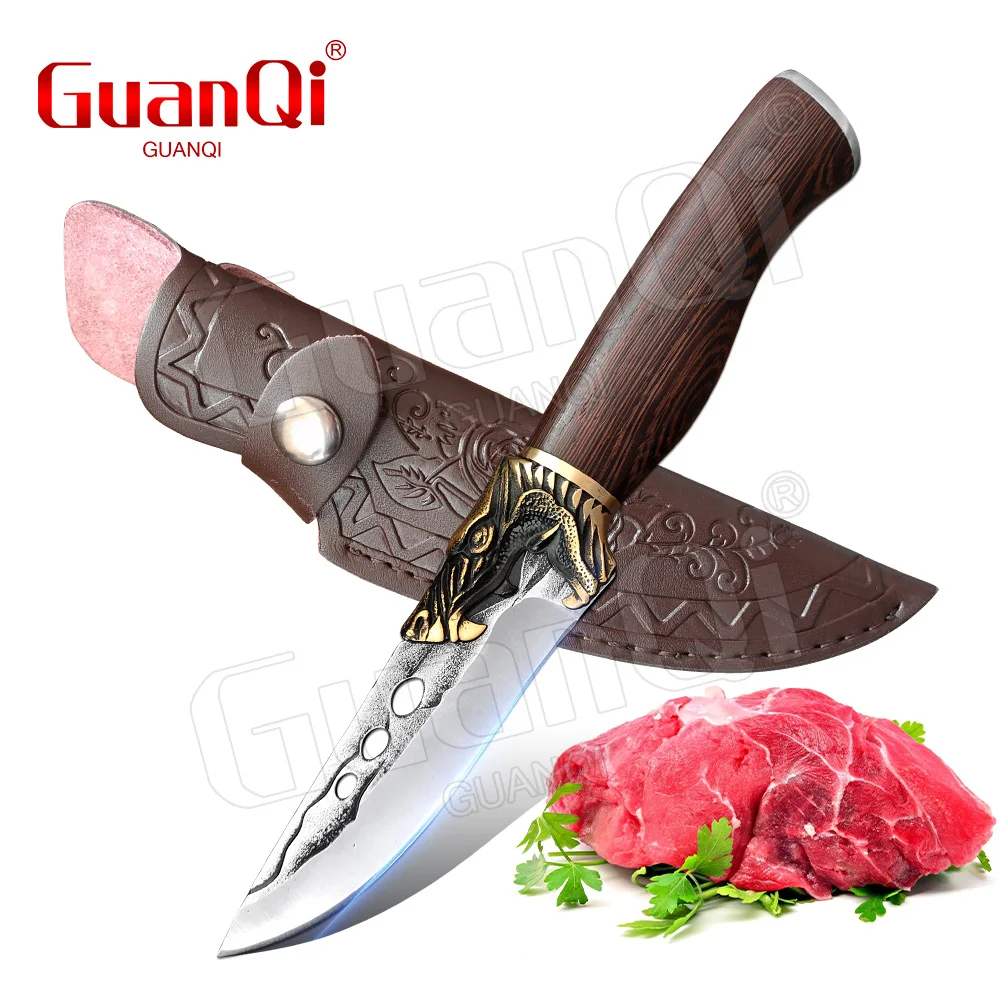 

3INCH Meat Cleaver Cooking Knife Stainless Steel Kitchen Chef Knife Fish Fruit Vegetables Boning Chinese Butcher Knife