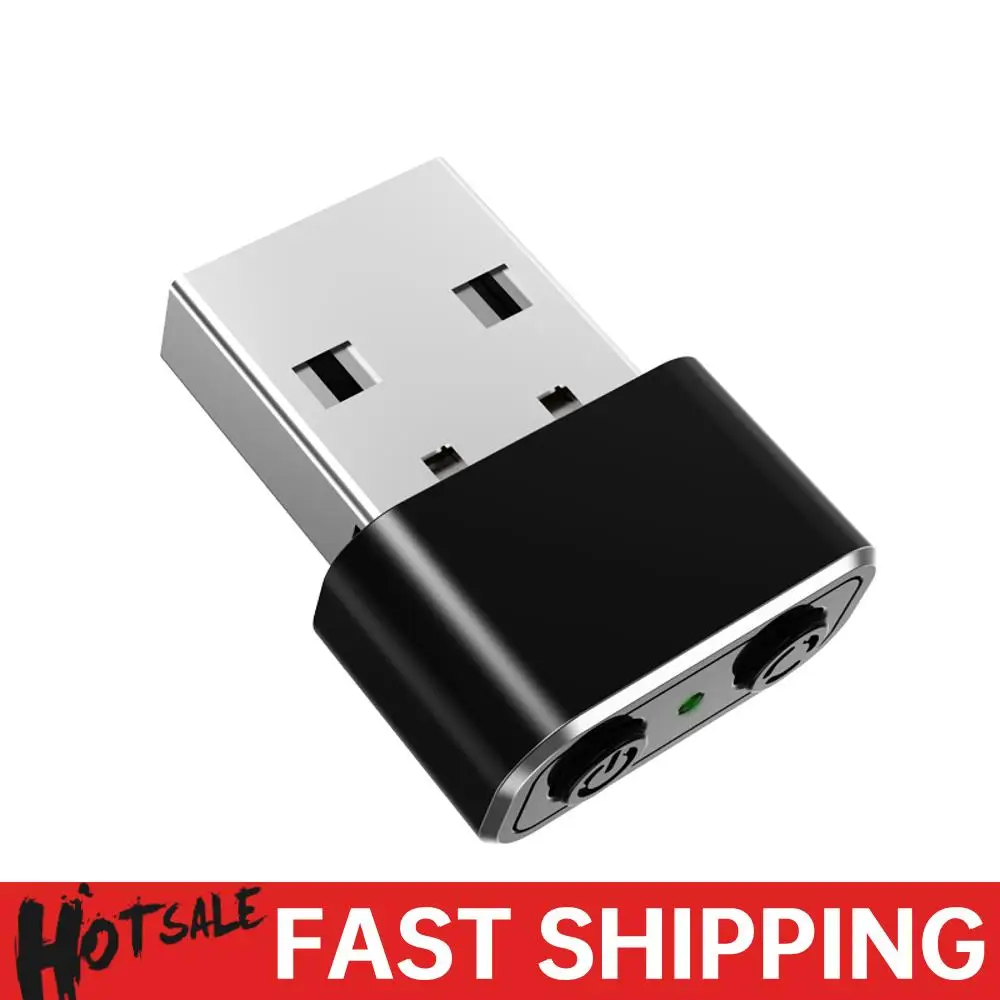 USB Mini Automatischer Maus Jiggler Mover Plug and Play Automatischer Move Cursor Shaker mit EIN/AUS-Kontrollleuchte für Laptop-Desktop