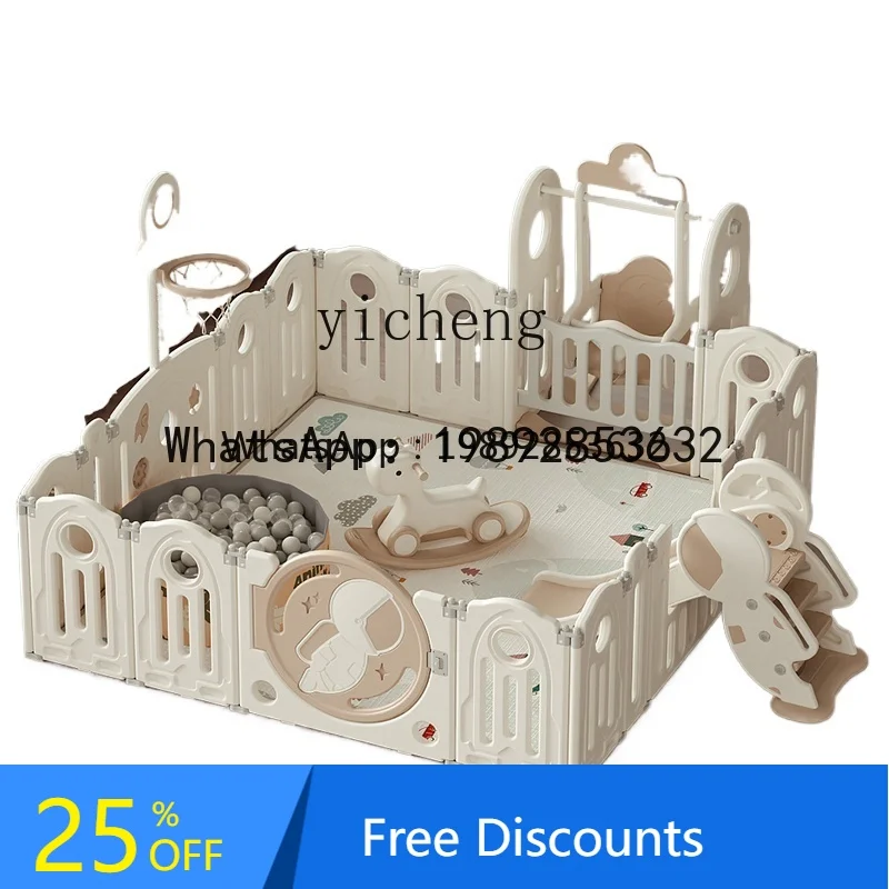 

ABC Baby Game Fence Living Room Children Protective Baby Crawling Mat Indoor Play Toddler Fence