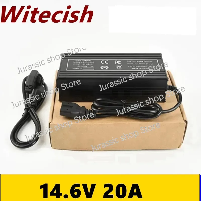 

14.6V20A Lifepo4 Battery Fast Charger for 4s 12v 14.4v 30a LFP Rv Energy Storage Iron Solar System Phosphate Battery