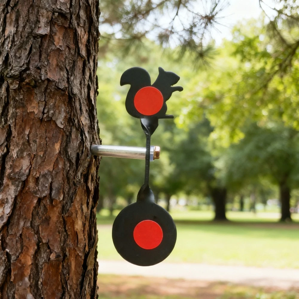 6 opciones para elegir Objetivo giratorio de 360 grados para práctica de tirachinas para práctica de objetivo de metal