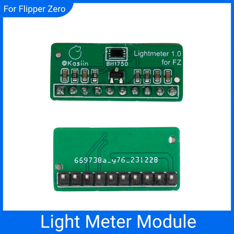 

Flipper Zero Light Meter Module with BH1750 Sensor, Ambient Light Measurement, ND Filter Correction, EV Display, Lux Mode for Ph