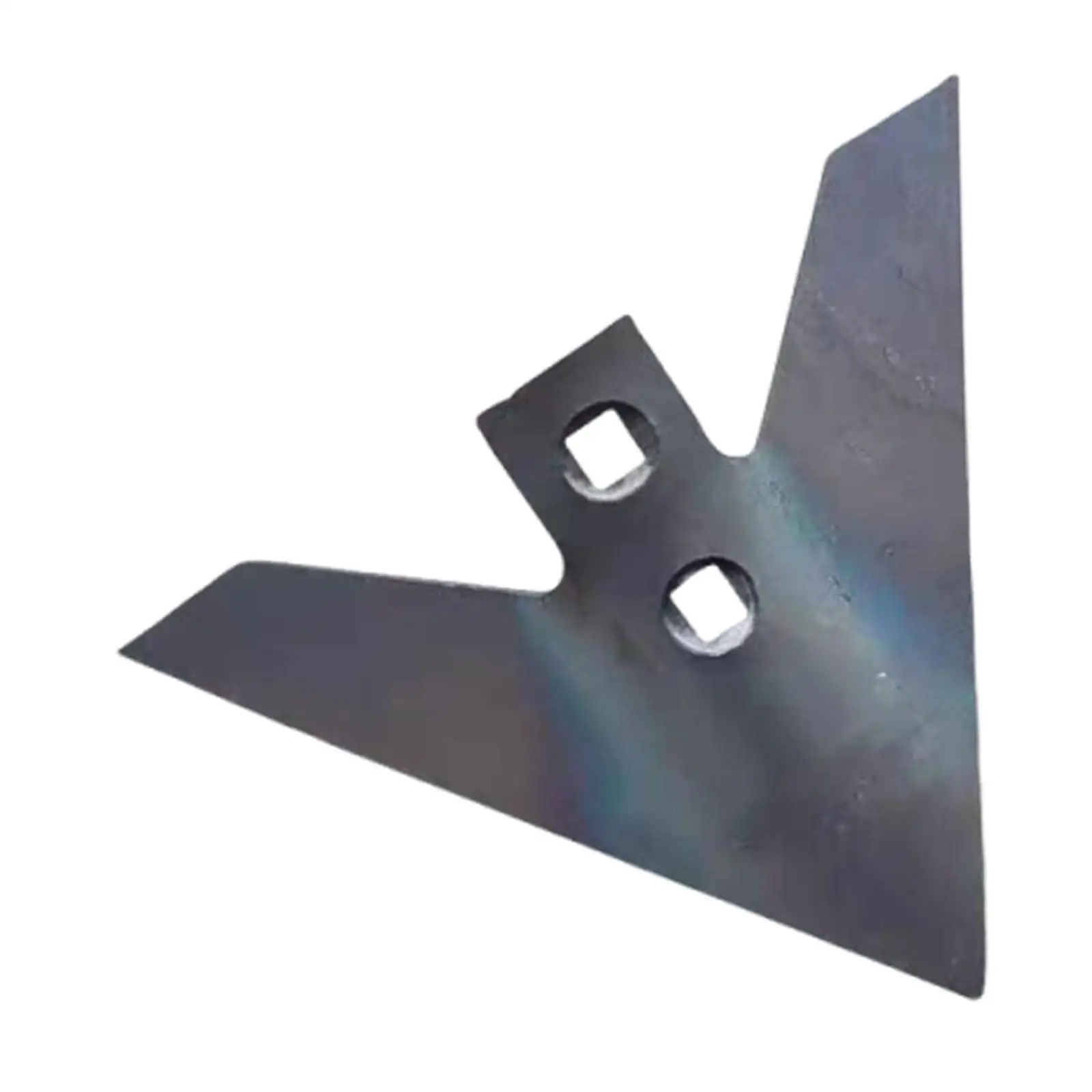 Field Cultivator Hoe Blade Head 4mm Thickness with Screws Generic Accessory for Small Rotary Tillers Multifunctional Triangle