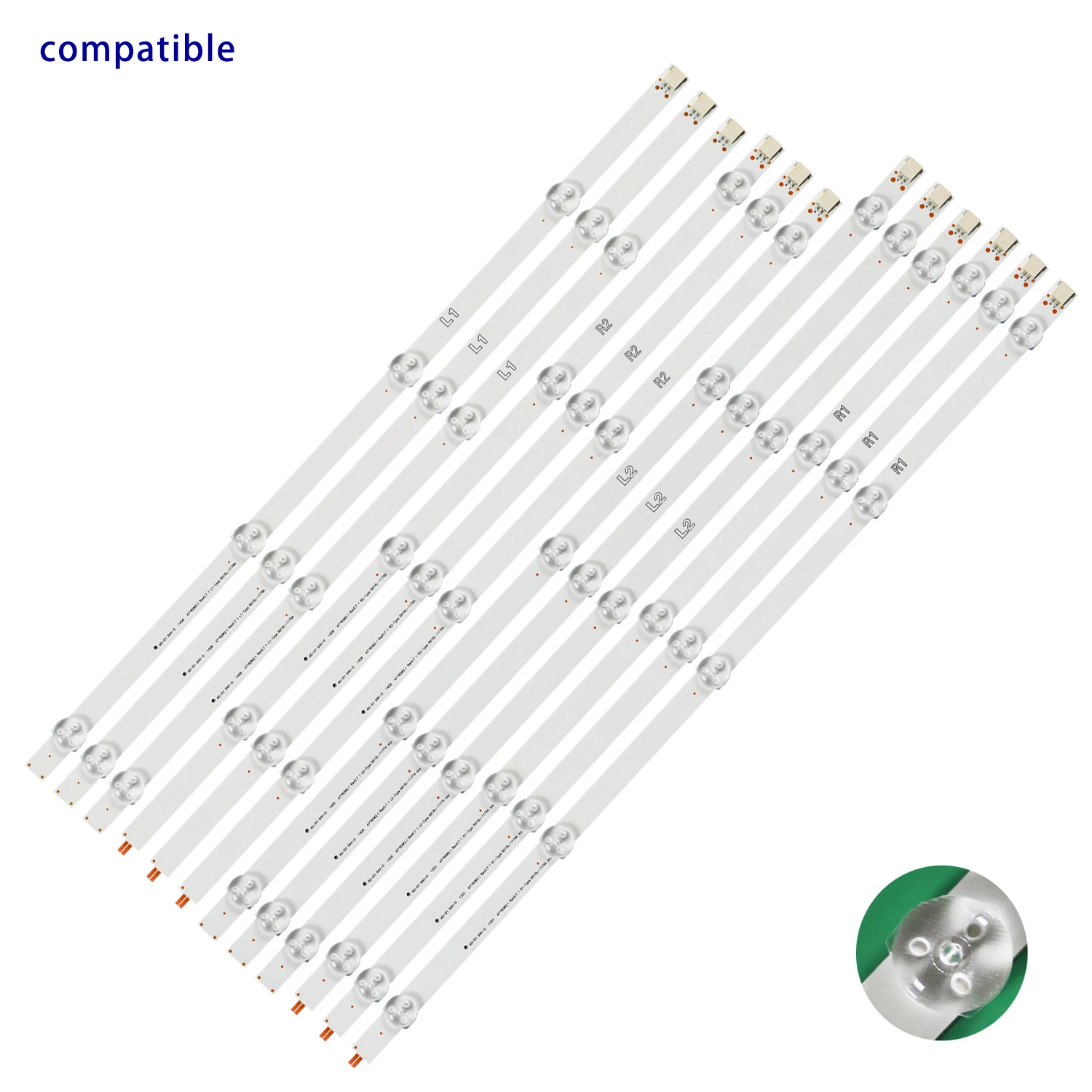 Strisce di retroilluminazione a LED per 47LN540V 47LN5420 47LA6210 47LN570R-ZA 47LN5758 47LN540V 47LN5750-UH 6916L-1259A 1260A 1261A 1262A