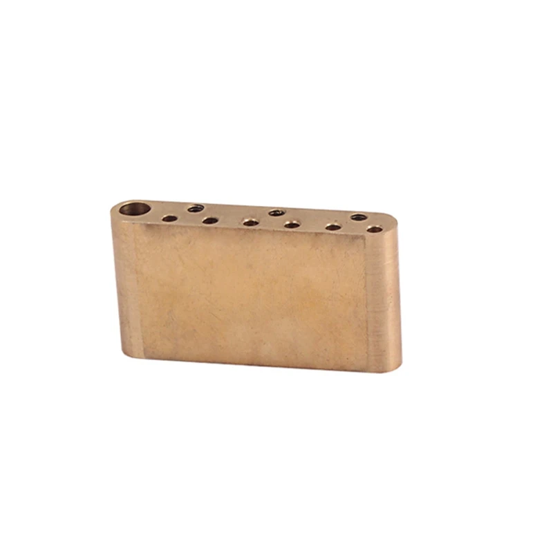 74Mm Brass Tremolo Block Guitar Bridge Parts For Stratocaster Electric Guitar Block Sustain Bridge