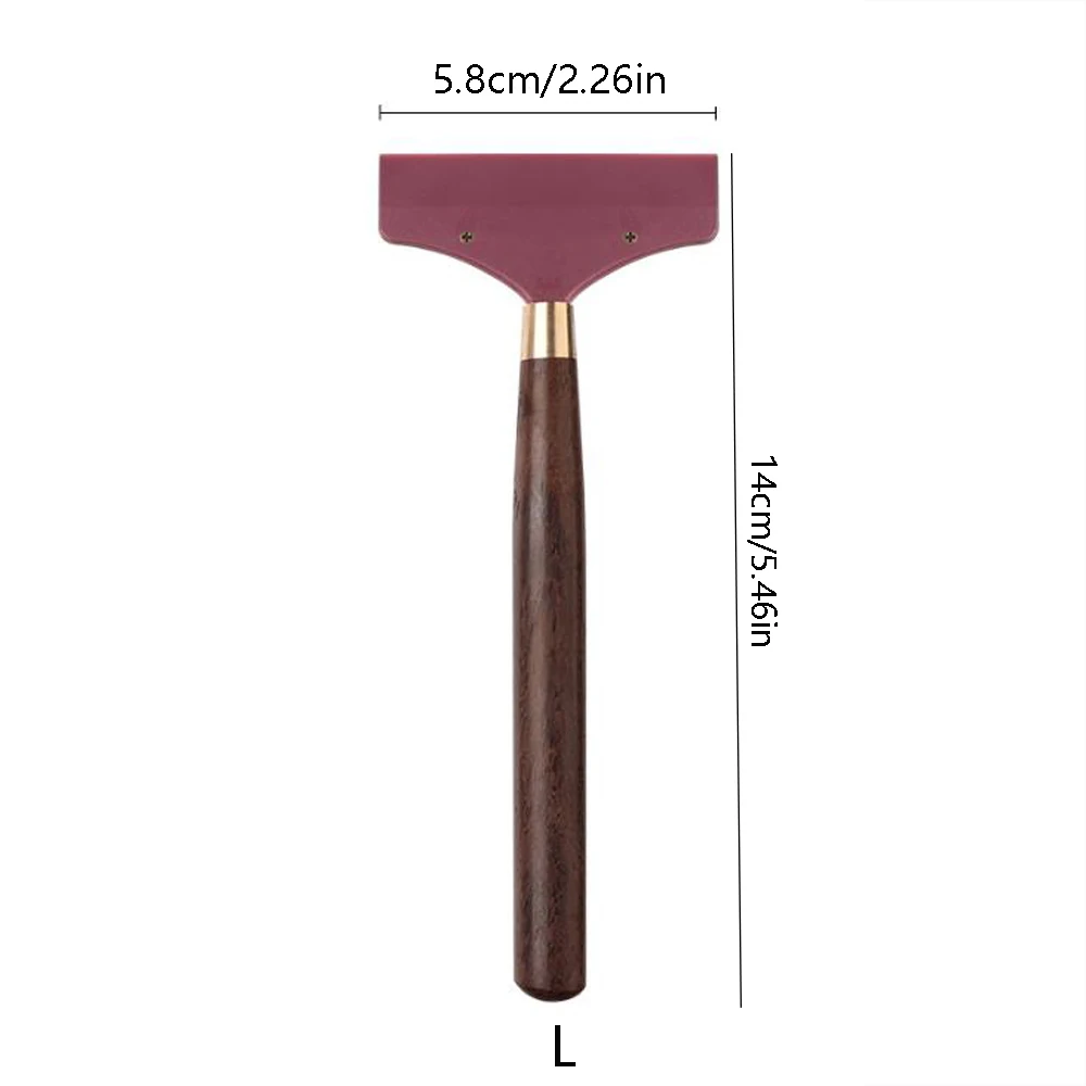 Kleberstreuer mit flacher Spitze, Pinsel, Werkzeuge, Vintage-Stil, flexibel, langlebig, Farbe, verschiedene Kleberabstrich für handgefertigte Malerei aus PU-Leder