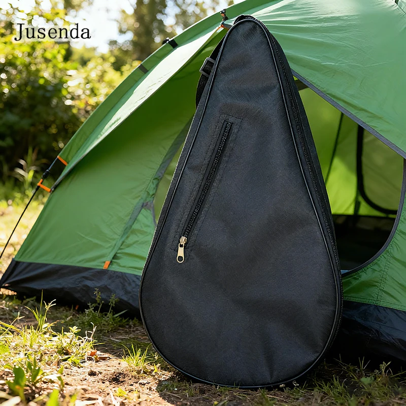 Jusenda الأصلي الجديد باديل تنس Rakcet حقيبة عالية الجودة المحمولة أكسفورد باديل مضرب غطاء قابل للتعديل حزام حقيبة