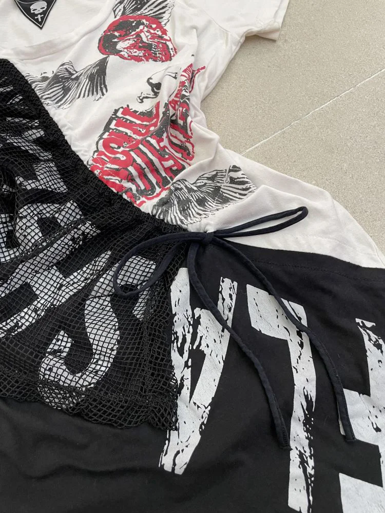 

Floral End Original Sli Unique White Top Summer New Design Beautiful T-irt Casual Sle Printed Cotton Blend ort Sve