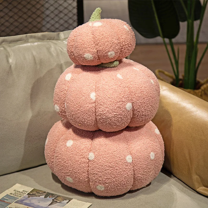 Nuovo peluche zucca morbido peluche pianta farcita zucca cuscino cuscino regalo del ringraziamento decorazione della stanza regalo di compleanno per