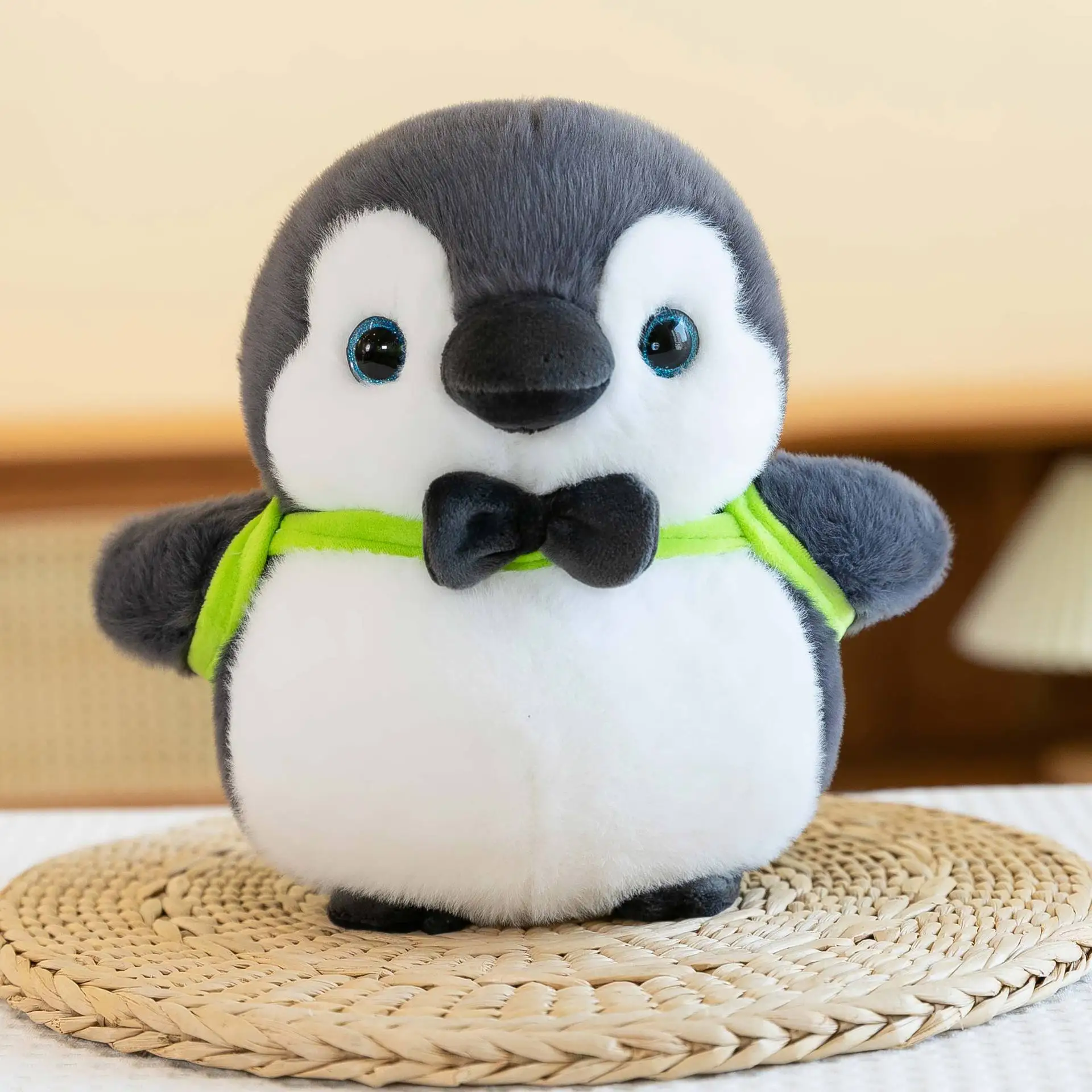 Soft Fat Penguin Plush Stuffed Toy Cute Couple Penguin Fur Doll Toy Home Decoration Toy Birthday Gift