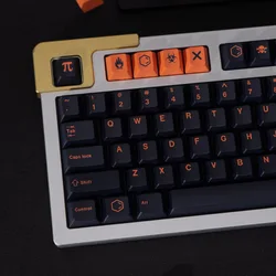 130 keys Carbon Keycaps Dye Sub KeyCap PBT Cherry Profile For MX Split Mechanical Keyboard 104 87 GK61 96 84 GK64 68 Key cap