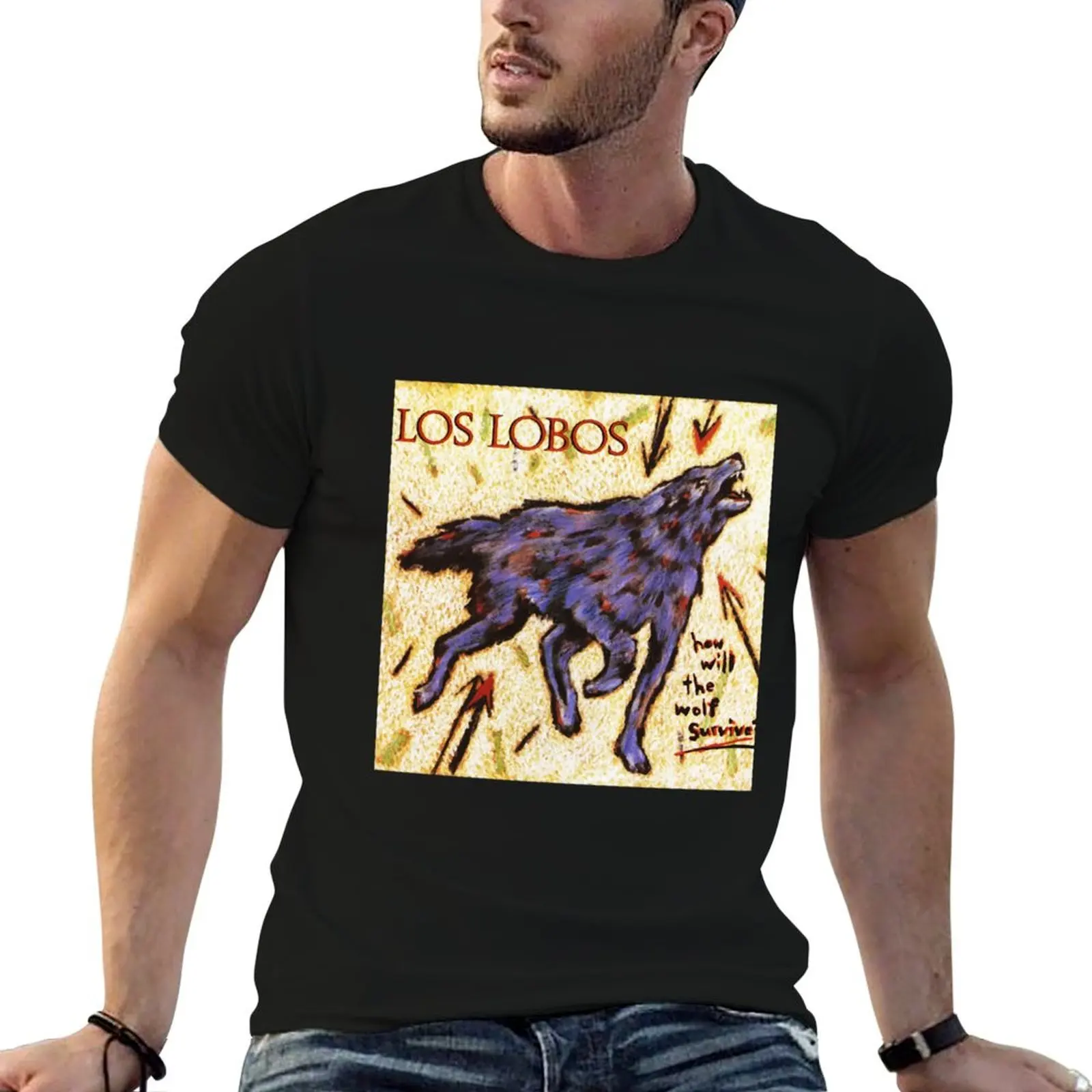 

Los Lobos will survive 2021 masmaret T-Shirt anime stuff fashion shirts customs sweat shirts, men