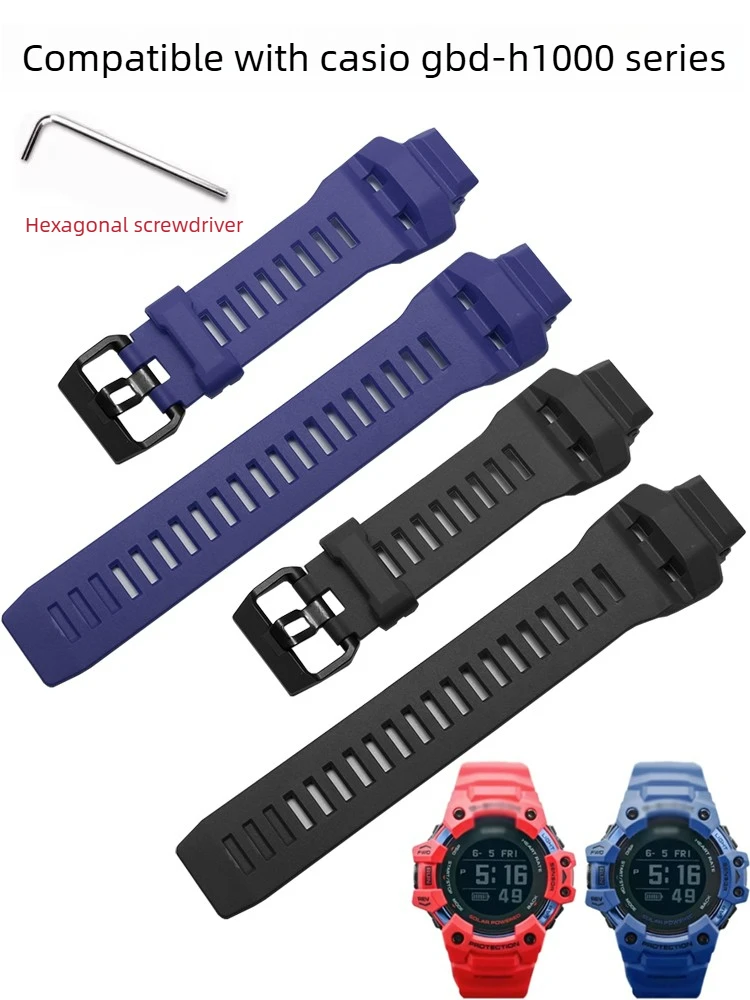 

Подходит для ремешка для часов Casio 3475 серии Catman GBD-H1000, специальный выпуклый ремешок из полимерной смолы