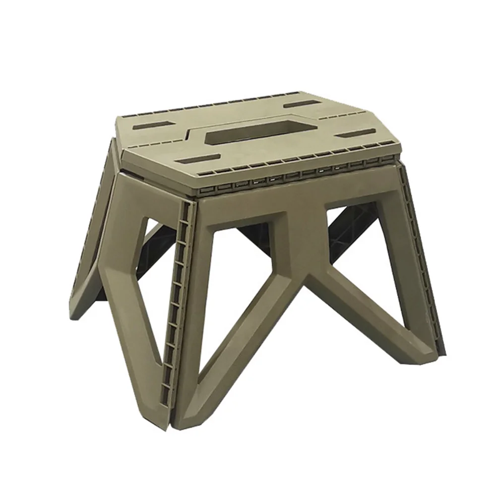 Square Stool Folding Travel Kids Camping Chair Outdoor Stools Pp Plastic Fishing