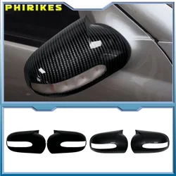Mirror Cover Sticker Easy Installation Black For Mercedes-Benz E,C-Class W211 W203 2001-2007 Automotive Accessories