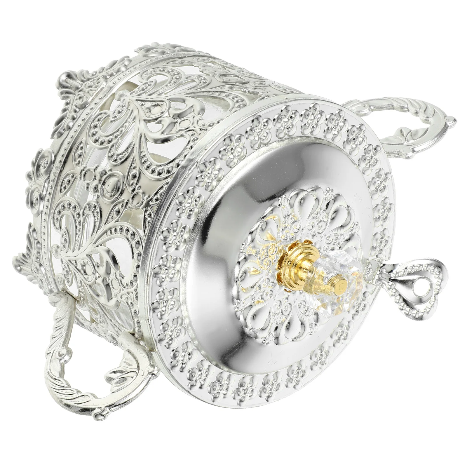 

Premium Seasoning Jar with Cover Classic Embossed Design Heat Resistant Glass Condiment Canister for Home