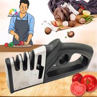 A19F-Household 4-In-1 Knife Sharpener Diamond Coated Quick Knife Sharpening Tool Scissors Grinding Stone System Kitchen Tool