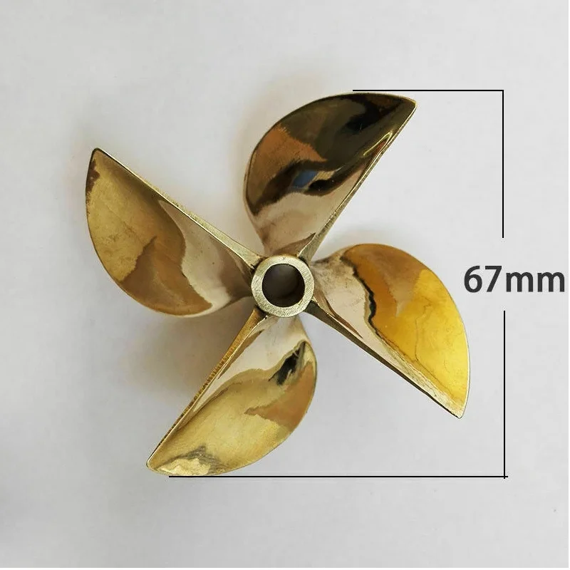 Left PROPELLER 26cc Brass Prop 6717 1/4