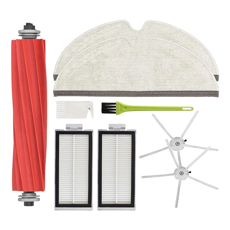 Запасные части, основная щетка, боковая щетка, HEPA-фильтр, высокое качество, совместимый для Roborock Q7 Q7max + T8, аксессуары для пылесоса