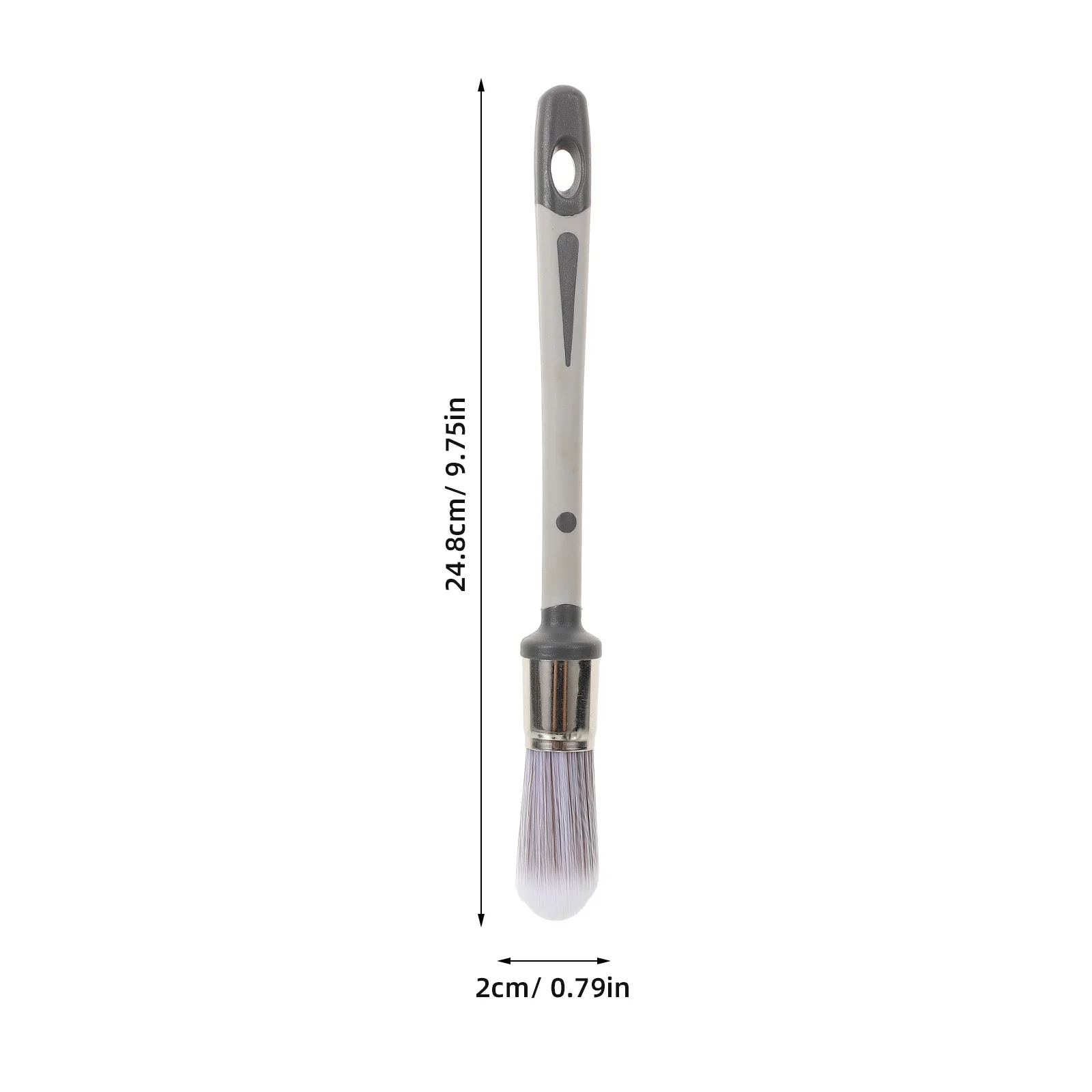 Ölpinsel 3,5 Zoll Mehrzweck-Eckpinsel für Wandlücke Kantenmalerei Tpe Pp Borsten Rundes Zierwerkzeug