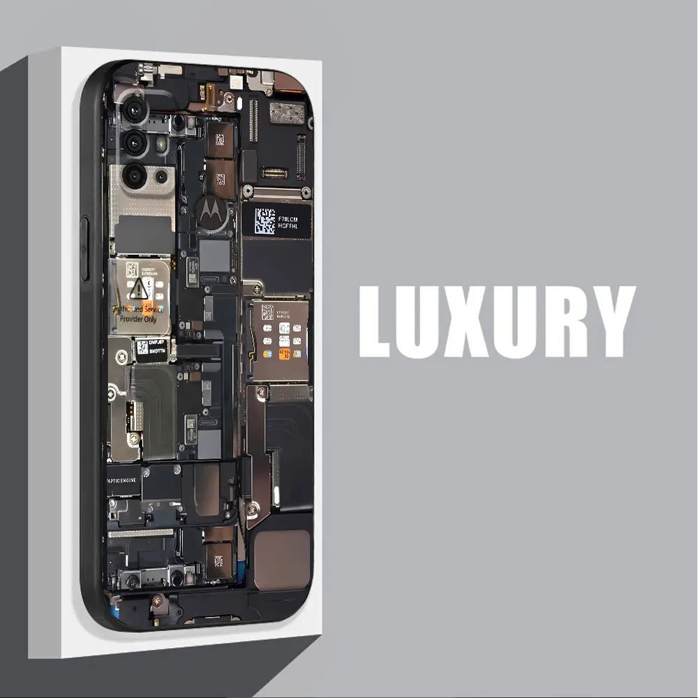 Circuit Board Pattern Phone Case for Motorola Moto One Fusion Plus Edge 30 Neo Edge 20 Pro G200 5G Edge 40 Pro G9 Plus Cover
