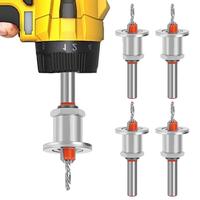 Drill Bit With Countersink High Precision Carpenter Tools Tapered Drill Bits For Wood 5pcs/set Durable Woodworking Tools Wood