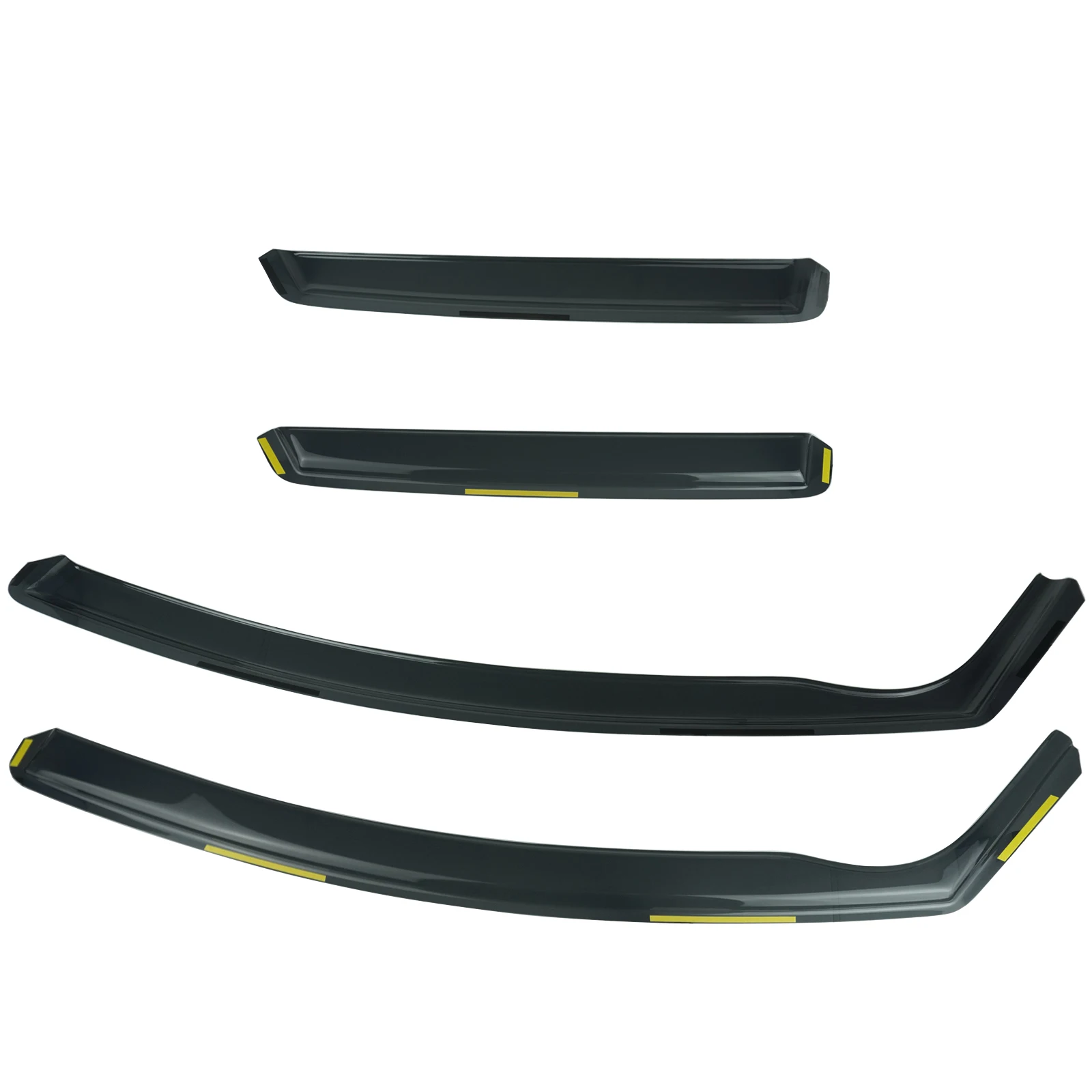 For Ford Mondeo IV MK4 Saloon 2007-2014 Hatchback 5 Door Tint Tea translucent Wind Rain Sun Guard Deflectors Protector Sheet
