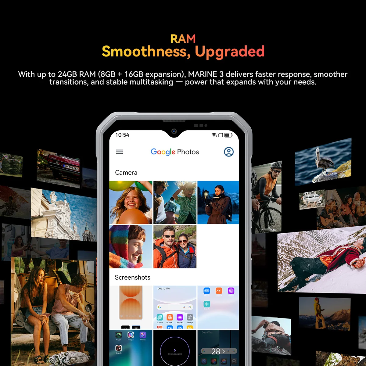 Blackview OSCAL MARINE 3 - 6.56" HD Smartphone, 5000mAh Battery