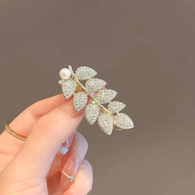 Exquisite Perle Strass Weizen Haar Clip Temperament frauen Seite Pony Clip Mode Haarnadeln Koreanischen Stil Haar Zubehör