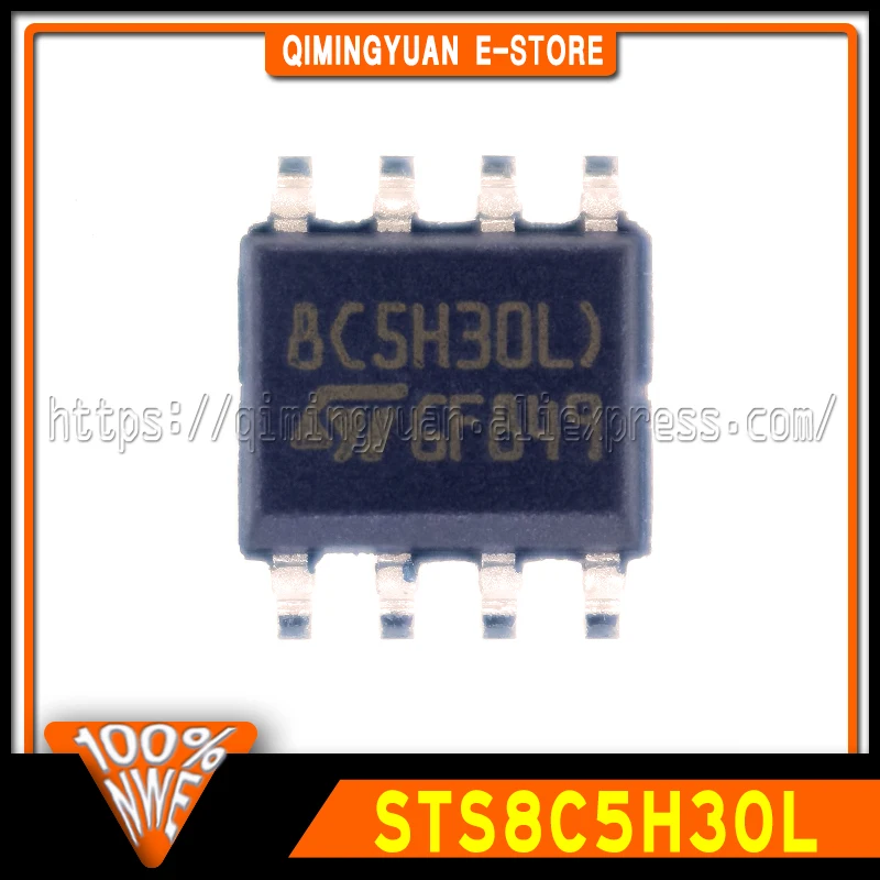 5~100pcs/lot new STS8C5H30L MOSFET 30V 8A/5.4A 8SOI STS8C5H30 SOP8 ST S8C5H30L STS 8C5H30L