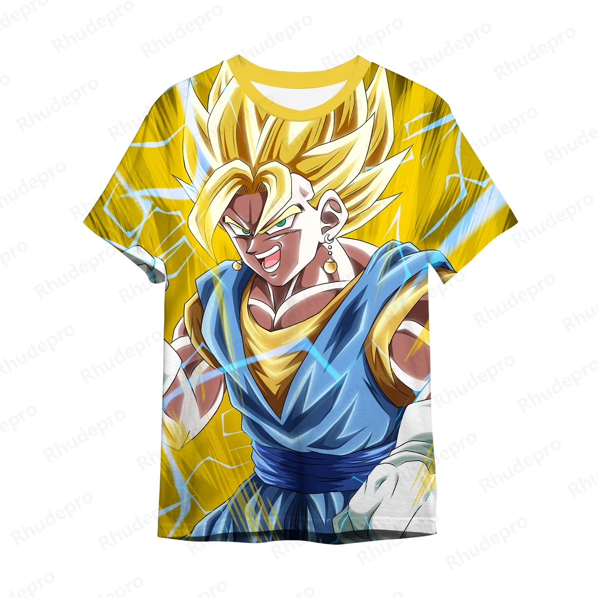ファッション Tシャツドラゴンボール高品質 Tシャツ男性夏の Tシャツ子供ベジータ悟空 2025 クールトップス特大服