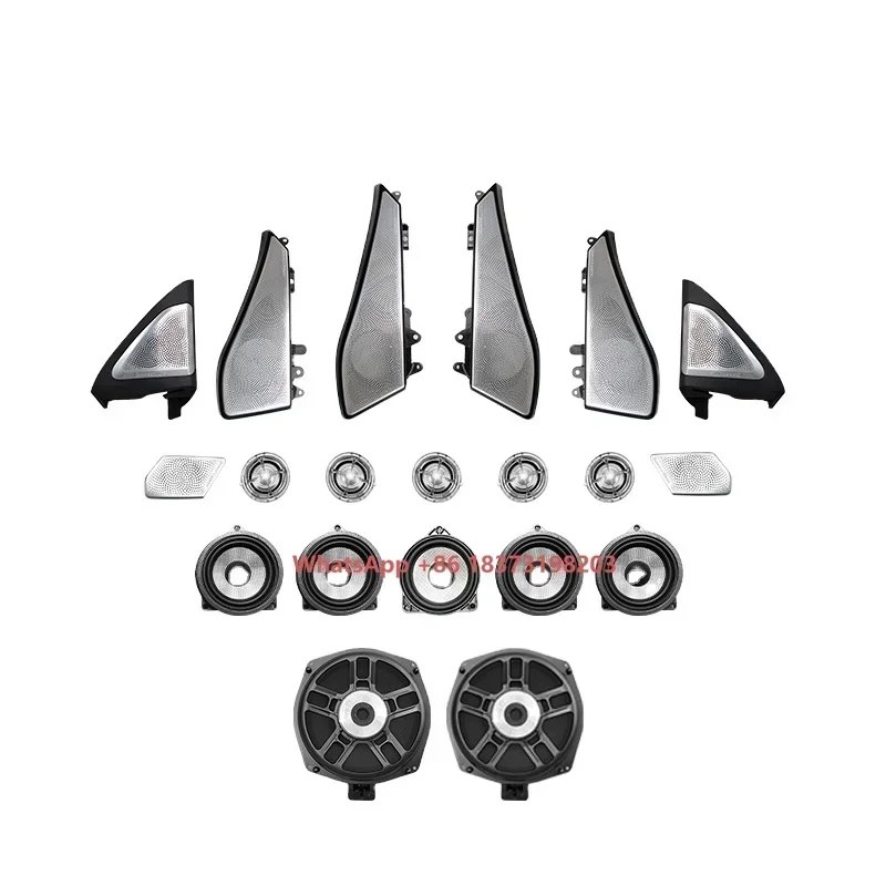 Car LED for X6 G06 Speaker Front Rear Door Glow Tweeter Luminous Night Lighting Trim Subwoofer Audio Speakers Horn Cover