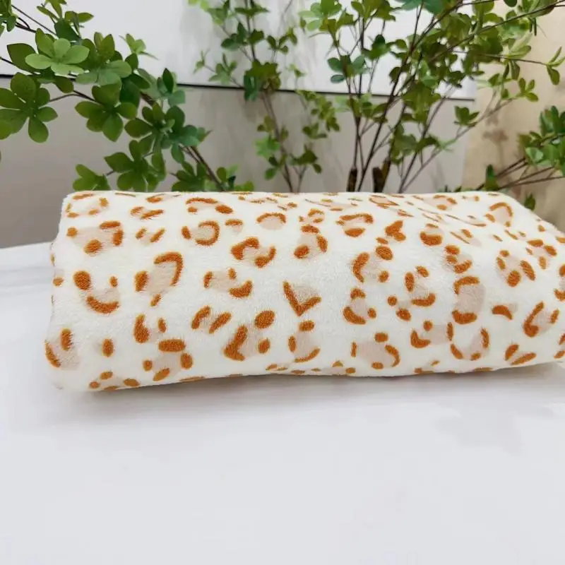 Summer Autumn Leopard Print Warm Blankets Dormitory Office Napping Blankets Sofa Air Conditioning Room Blankets