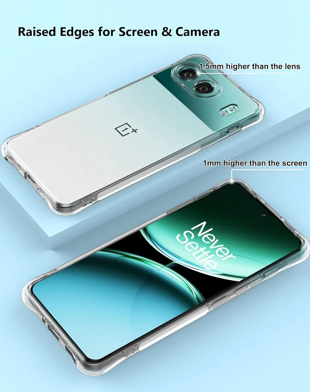 لينة بولي TPU واضح كريستال حماية الكاميرا الغطاء الخلفي للهاتف ل OnePlus Nord 4 5 One Plus Nord4 1 + Nord5 5G درع للصدمات