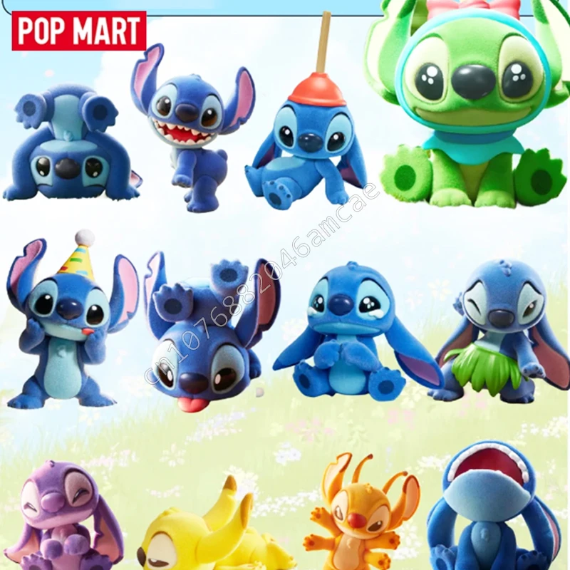 

NEW Original POP MART Stitch Little Emotions Series Blind Box Anime Action Figure Mysterious Box Trendy Toy Birthday Gifts