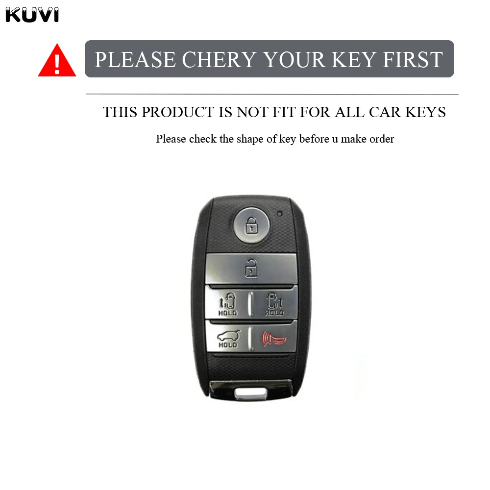 TPU Car Key Case Cover Shell Fob For Kia Sedona Grand Carnival Snugly Sorento L580 Doule Carnival Protected Holder Accessories