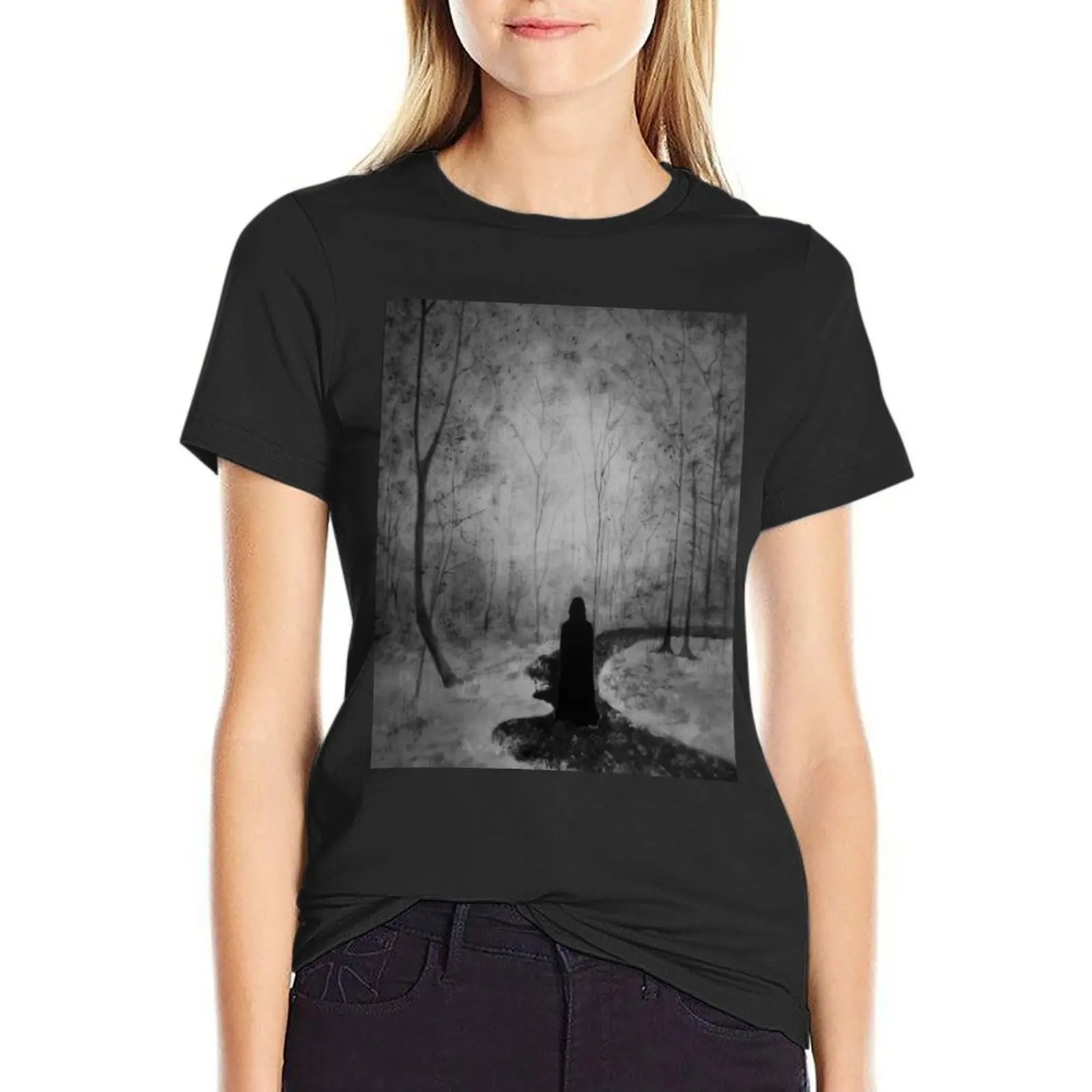 

One Doesn't See What I Have Seen and Smile T-Shirt summer top Female clothing Woman clothing