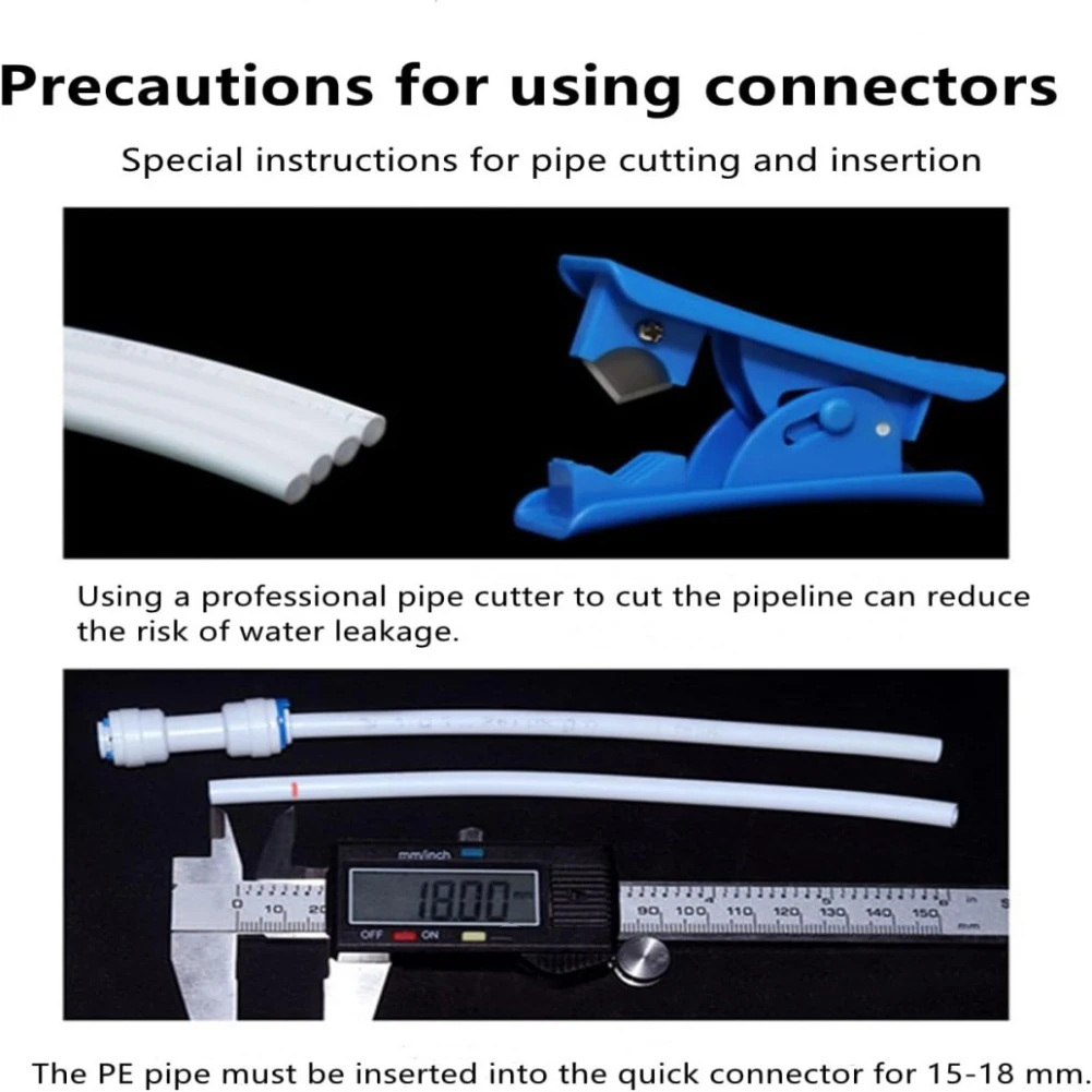 

20 шт. 3/8 "быстроразъемные фитинги для систем RO, быстроразъемный фильтр для воды, аксессуары для обратного осмоса ﻿