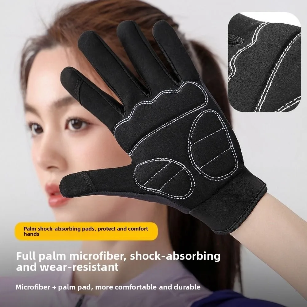 1 زوج تنفس الشرير الهيكل العظمي قفازات الجمجمة شبح مخلب المضادة للانزلاق قفازات كاملة الأصابع امتصاص الصدمات تصميم الهيكل العظمي