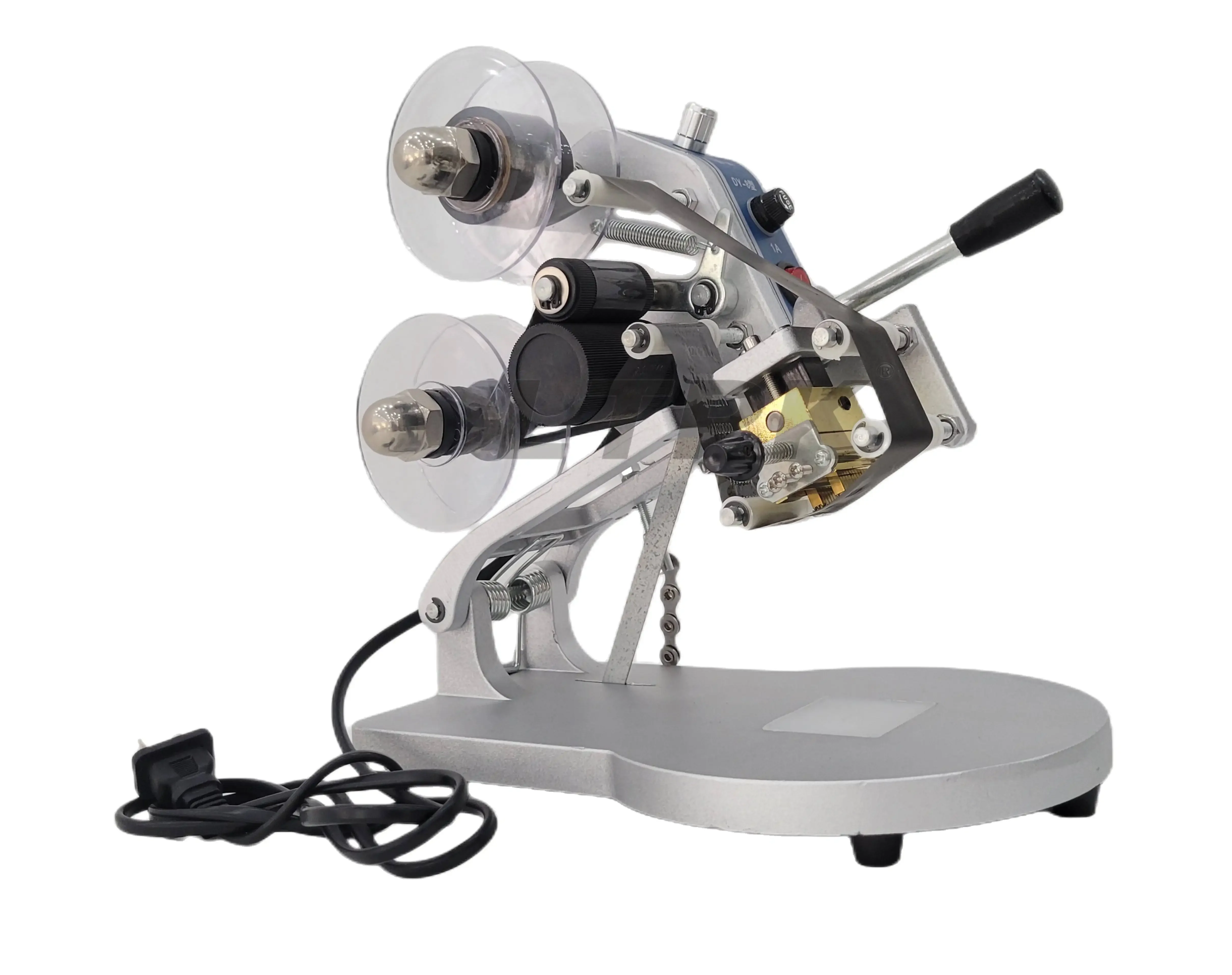 

Hot Stamp Ribbon DY8 Manual Coder Expiry Date Batch Coding Machines for Plastic Bags
