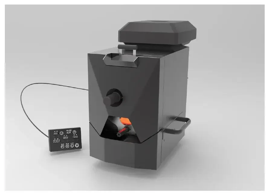 110V 220V Semi Fire 500g Automatic Coffee Bean Roaster Commercial