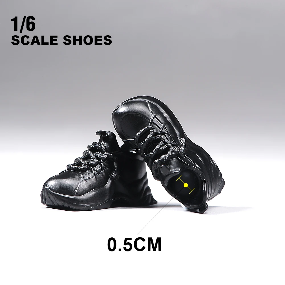 재고 있음 1/6 스케일 두꺼운 밑창 캐주얼 신발 아빠 신발 모델 의류 액세서리 12인치 여성 군인 액션 피규어 바디 인형에 적합