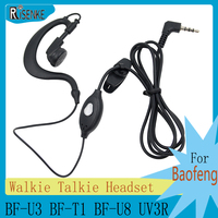 RISENKE-Earpiece Headset for Baofeng BF-T1, BF-U3, BF-U8, UV3R, Walkie Talkie Accessories