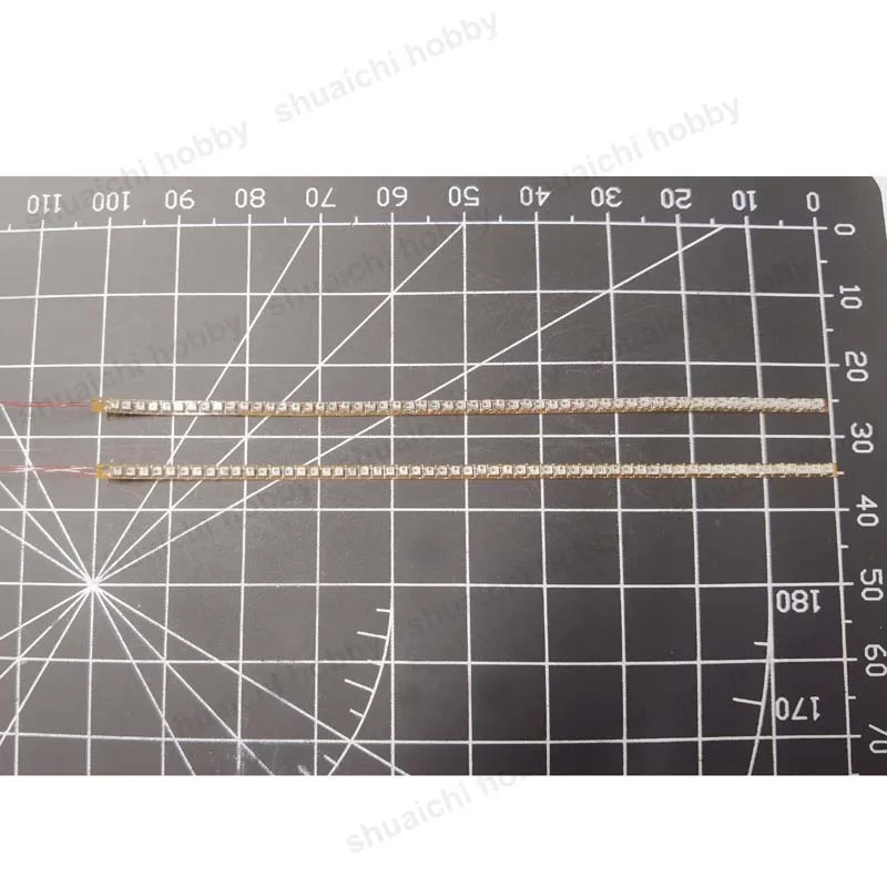 1 sztuk WS2812 1010 LED elastyczna listwa oświetleniowa 34/56/112 koraliki do lampy kolorowe światła do samochodu RC DIY akcesoria do dekoracji