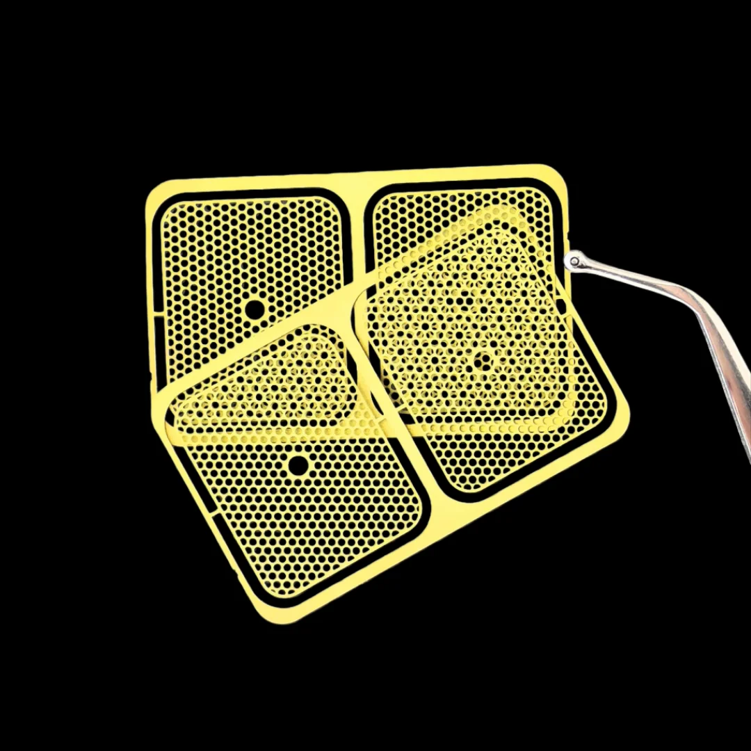 زراعة الأسنان شبكة تيتانيوم 2/ 4-IN-1 تجديد العظام شبكة تيتانيوم GBR الأسنان مرنة وآمنة غشاء شبكي من التيتانيوم #3