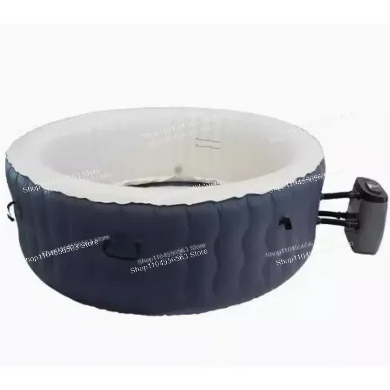 Inflatable Heated Massage Bathtub, Bubble SPA Tub, Portable Hot Spring Spa Pool with Massage for Couples Home Relaxation
