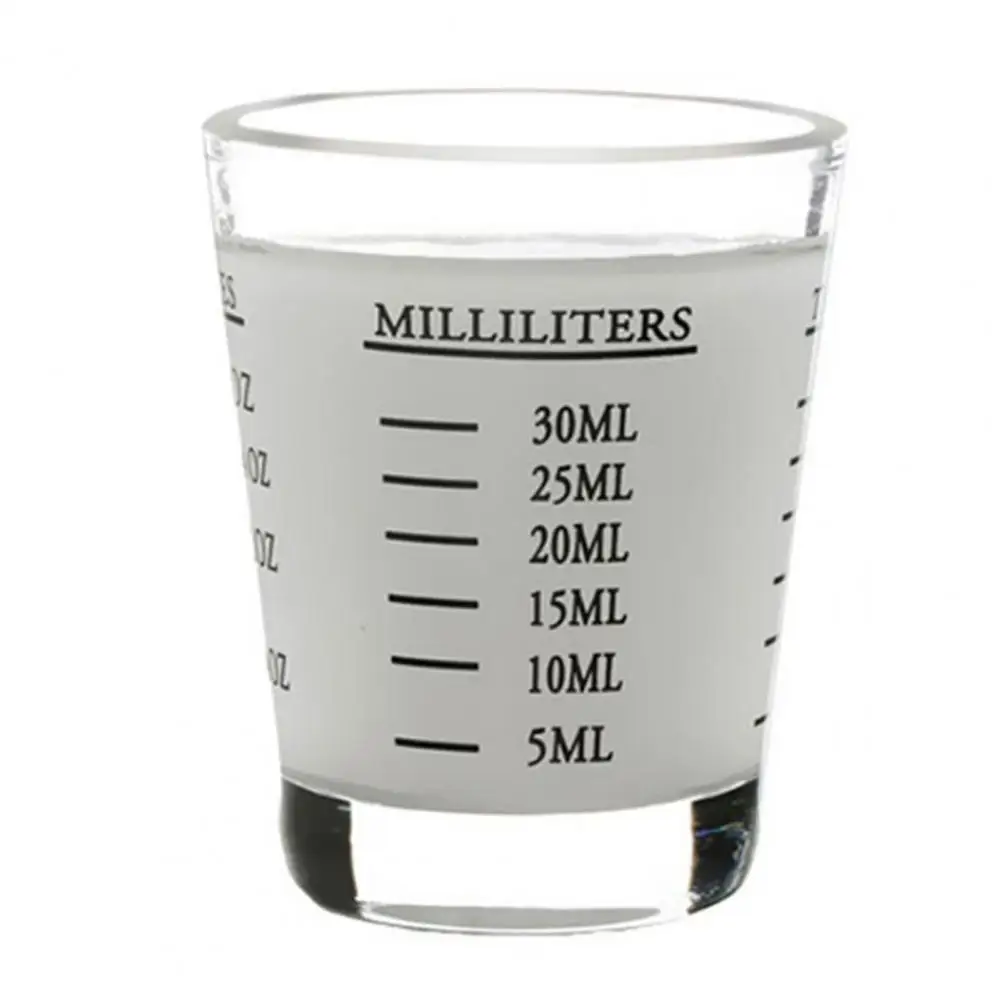 Shot Glass Set Professional Shot Glass Set Shot Glass Measuring Cups with Scale Heavy Espresso Jigger for Kitchen Bar